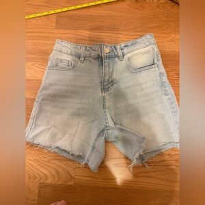 ✨ OAT New York Light Wash Denim Shorts